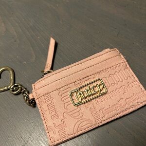 Juicy couture card holder/ keychain 
Like new
